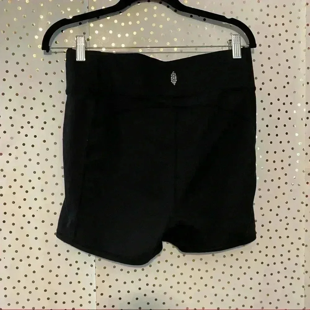 Free People Movement Black Shorts